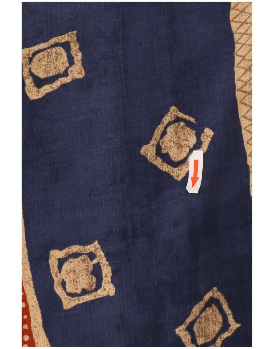 Vintage Damen Übergroßes Hemd EU 46 XL Mehrfarbig Geometrisch
