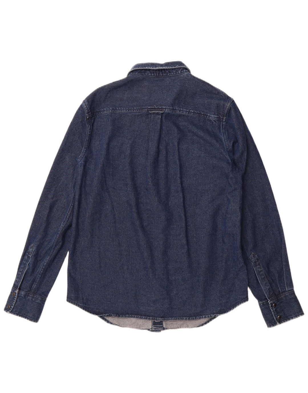 SUPERDRY Herren-Jeanshemd, große marineblaue Baumwolle