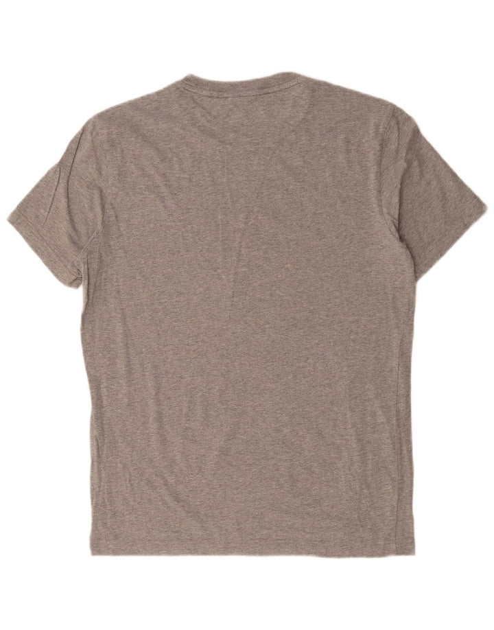 Champion Herren Grafik-T-Shirt-Oberteil Mittelgrau