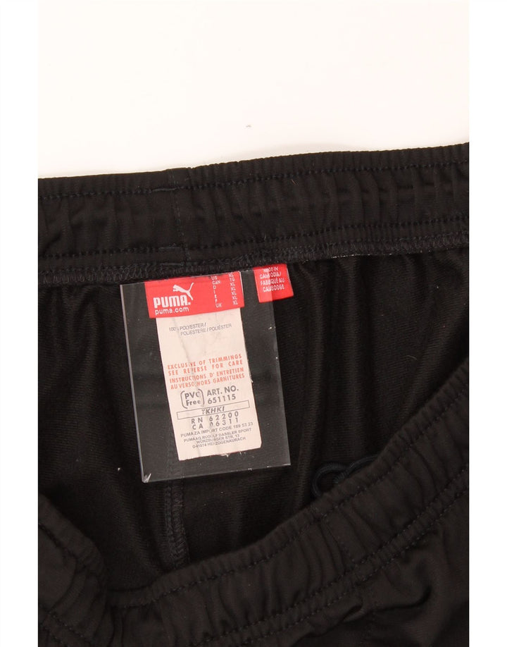 PUMA Mens Tracksuit Trousers XL  Black Colourblock Polyester Vintage Puma and Second-Hand Puma from Messina Hembry 