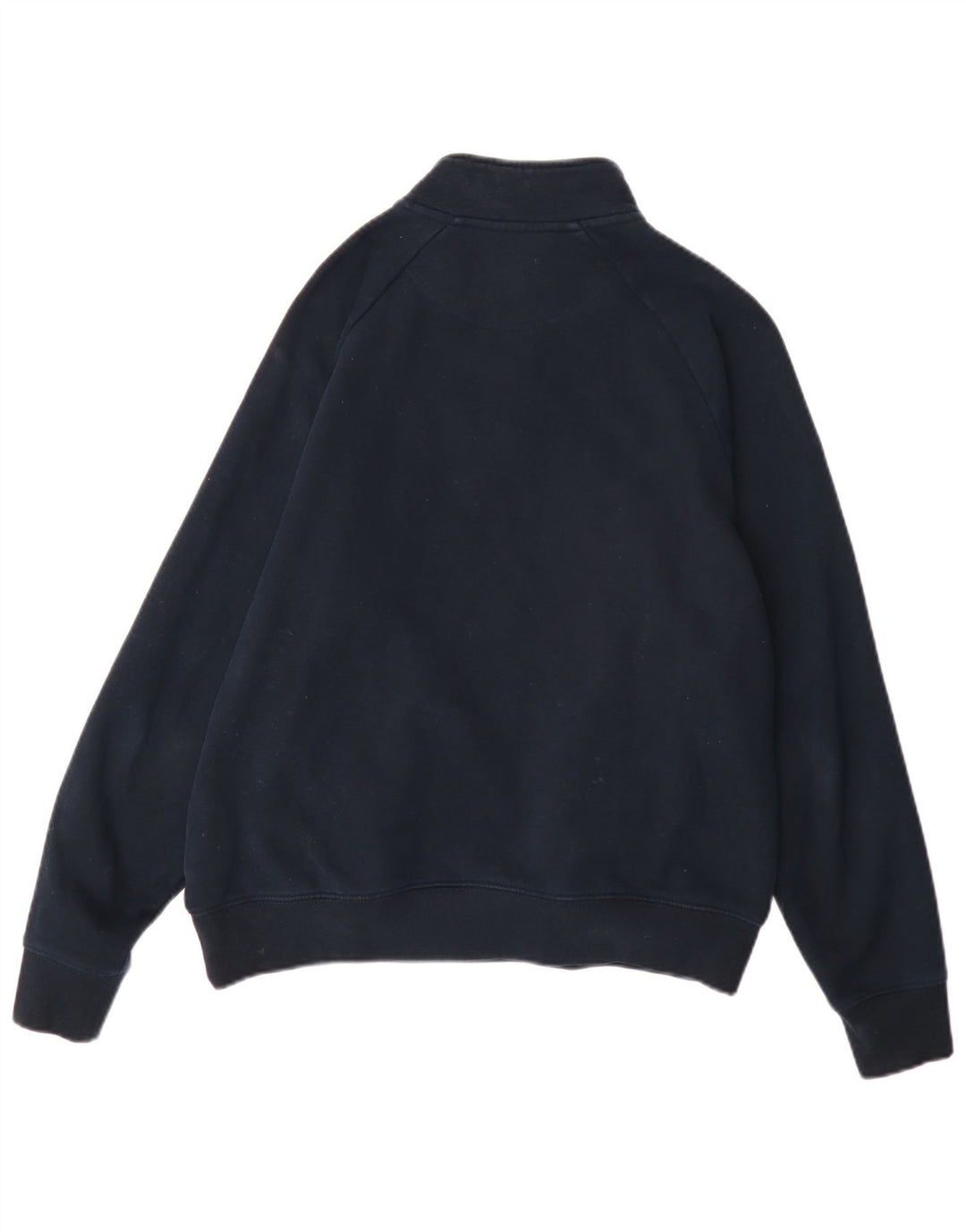 Marks & Spencer Herren-Sweatshirt mit 1/4-Reißverschluss, reguläre Passform, mittelgroß, Marineblau