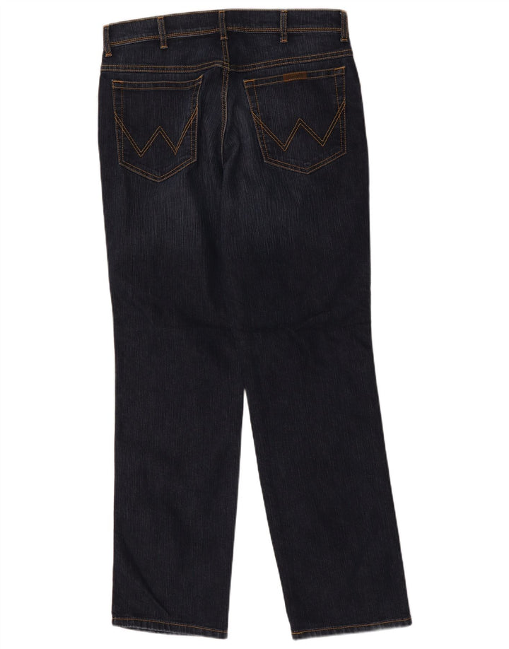 Wrangler Herren-Jeans mit normaler Passform, gerade Passform, W34, L32, Marineblau, Baumwolle