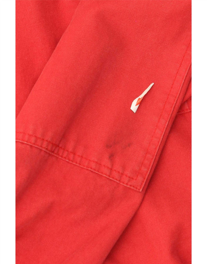 Murphy & Nye Herren-Windbreaker-Jacke, UK 42, XL, rote Baumwolle