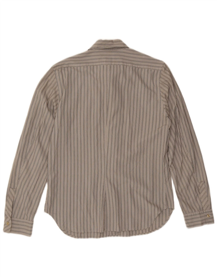 Diesel Herrenhemd, groß, blau gestreift, Baumwolle