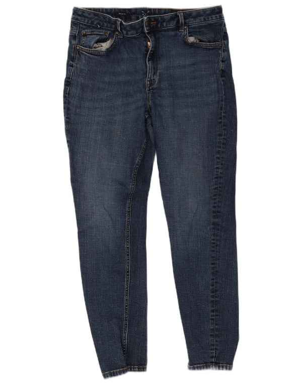 Crew Clothing Damen Skinny Jeans UK 16 Large W34 L28 Marineblau Baumwolle
