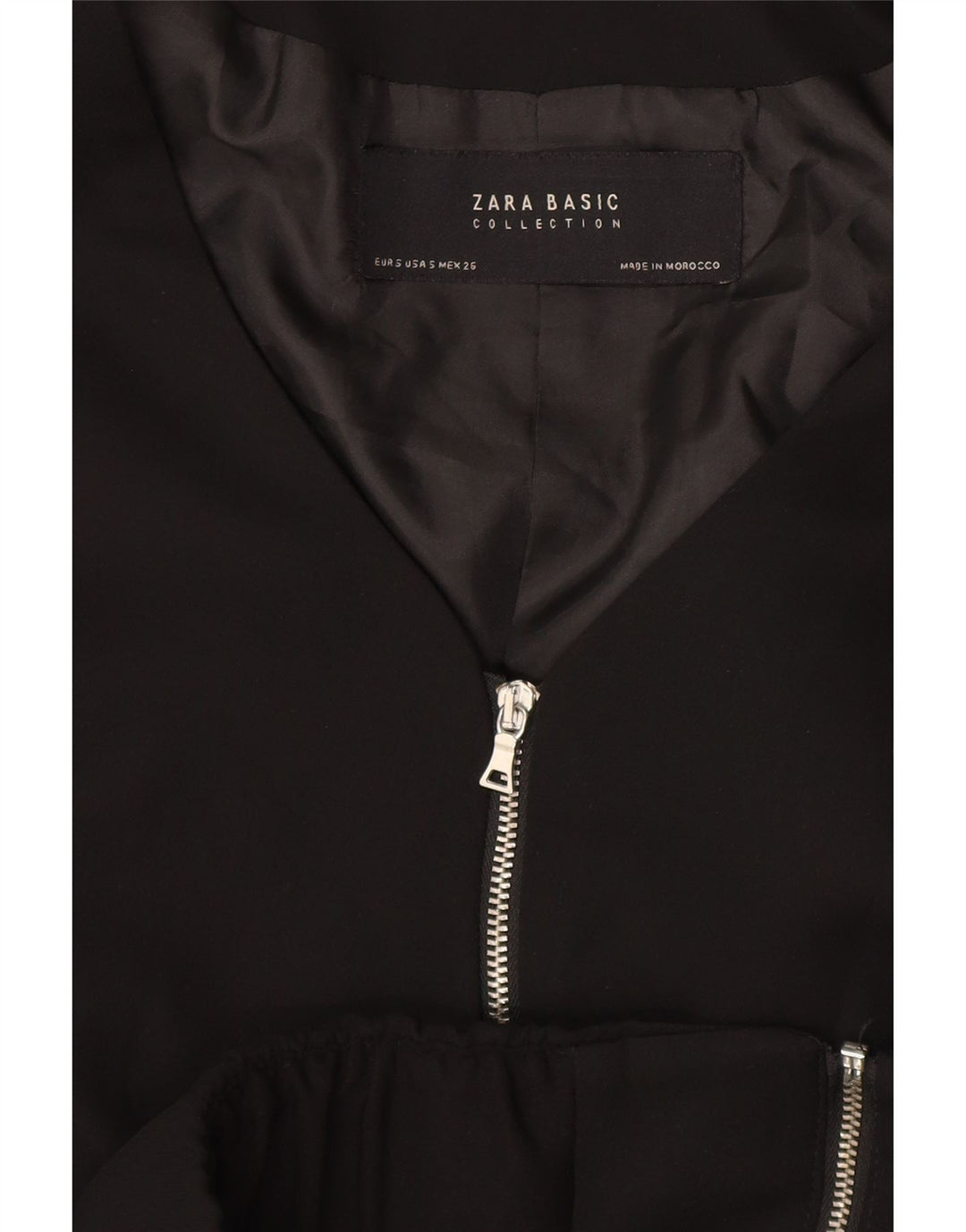 Zara Damen Blazer Jacke UK 10 Small Schwarz