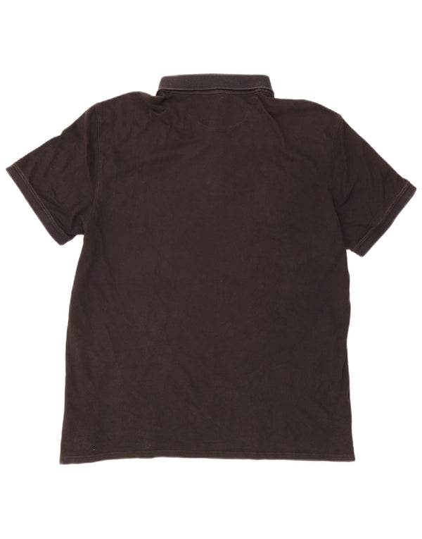Calvin Klein Herren Poloshirt 2XL Schwarz Baumwolle