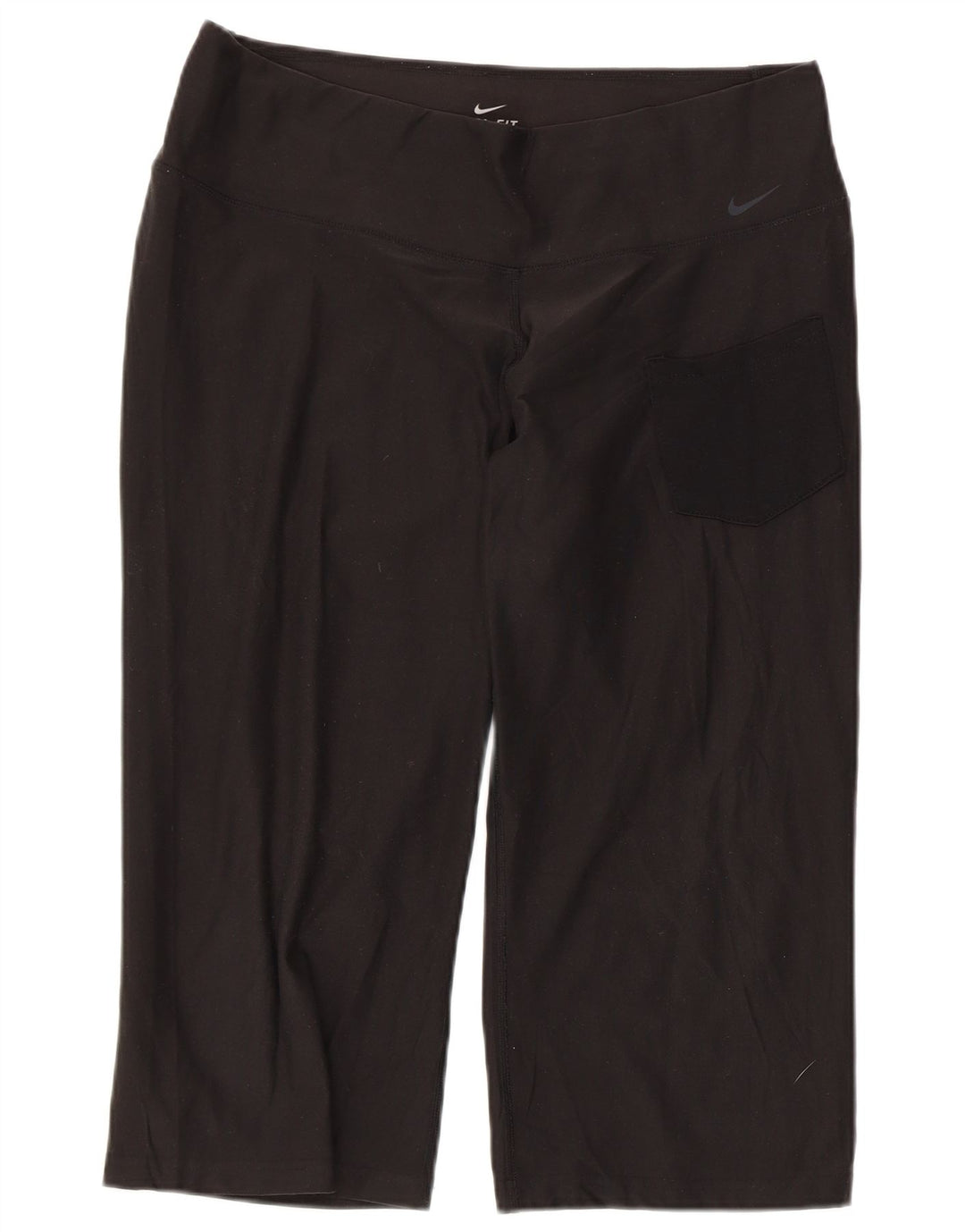 NIKE Damen Dri Fit Bermuda Sport Shorts UK 16 Large Schwarz