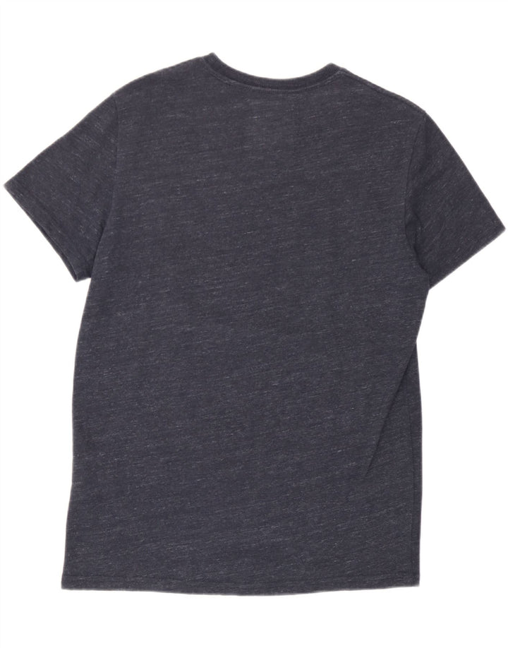 Superdry Herren Grafik-T-Shirt-Oberteil aus Baumwolle in mittlerem Marineblau