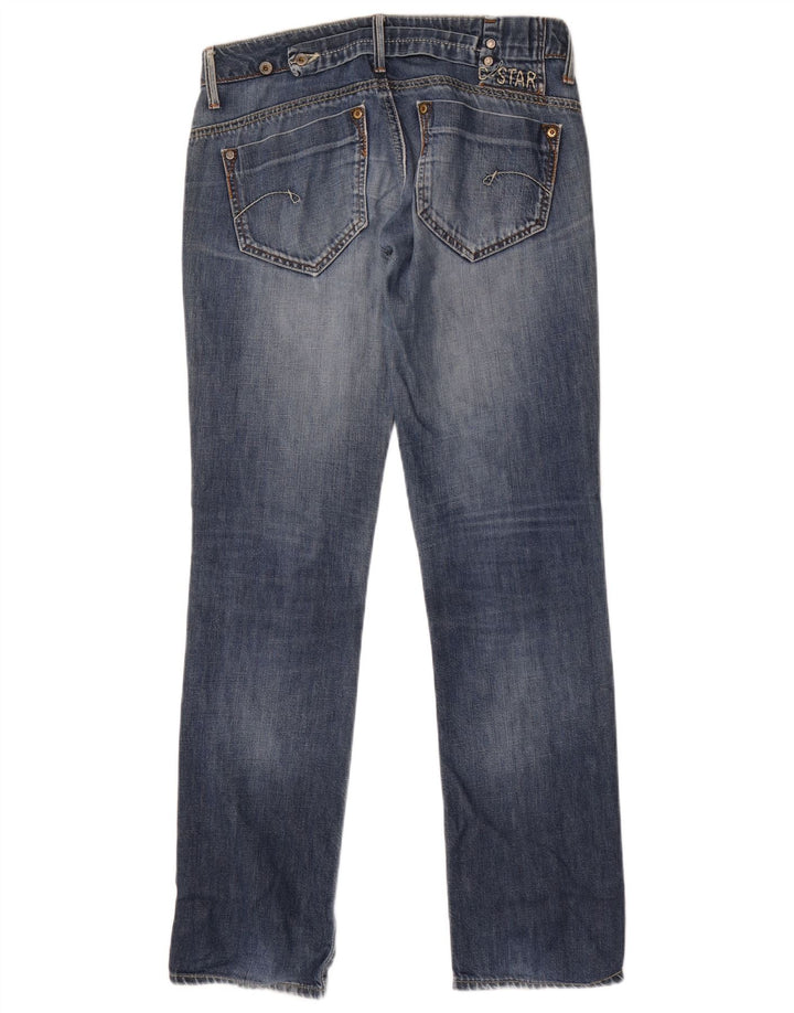 G-Star Damen Straight Jeans W28 L34 Blaue Baumwolle
