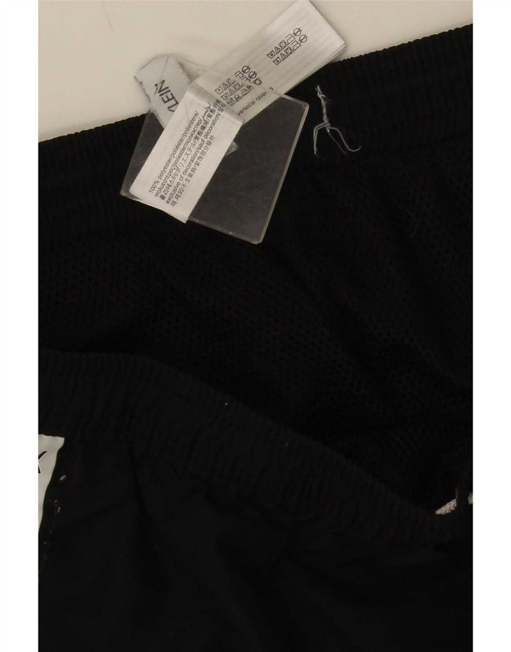 Calvin Klein Herren-Badeshorts mit Grafik, groß, schwarzes Farbblock-Polyester