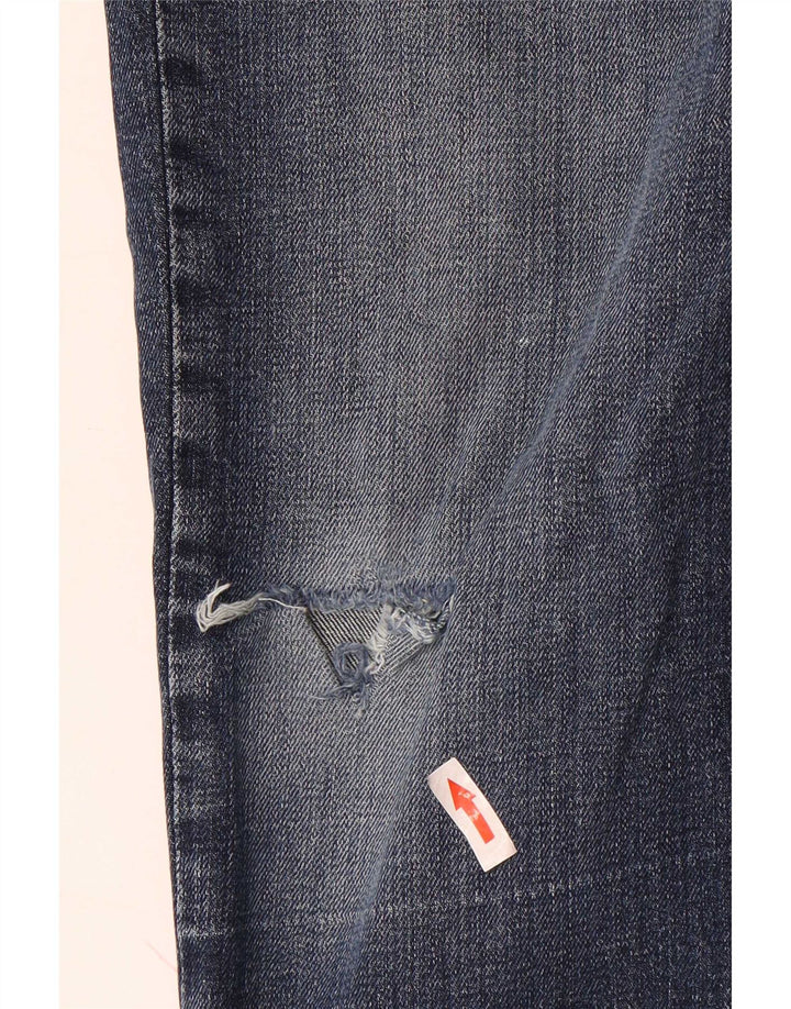Gap Herren Distressed Slim Jeans W34 L32 Blaue Baumwolle