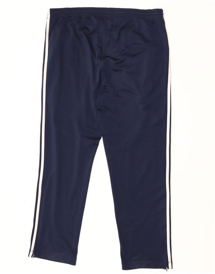 Adidas Herren-Trainingshose, groß, marineblau, Polyester