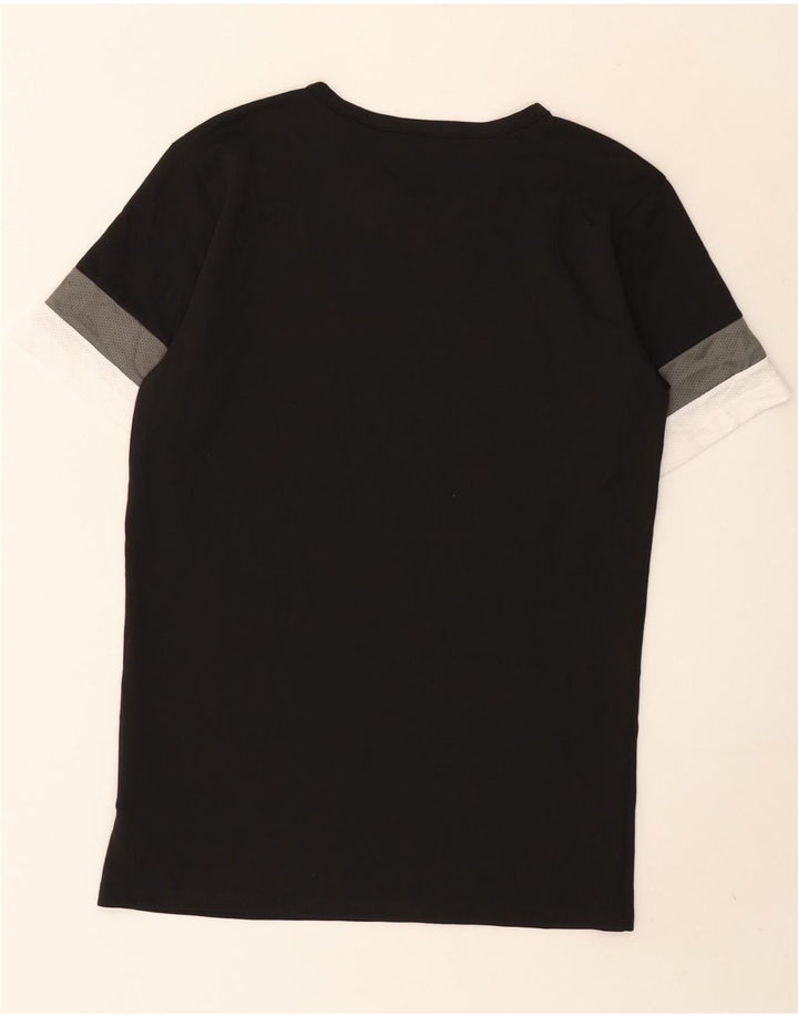 Puma Herren T-Shirt Top Small Schwarz Colourblock Polyester