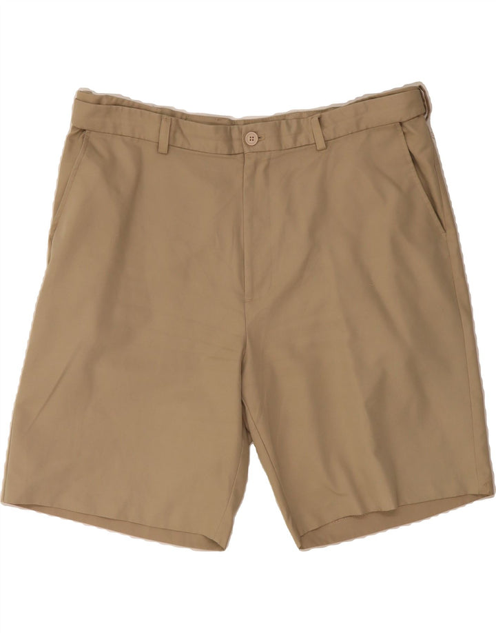 IZOD Mens Chino Shorts W40 XL Beige Polyester Vintage Izod and Second-Hand Izod from Messina Hembry 