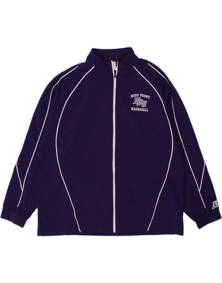 RUSSELL ATHLETIC Mens Tracksuit Top Jacket XL Purple Vintage Russell Athletic and Second-Hand Russell Athletic from Messina Hembry 