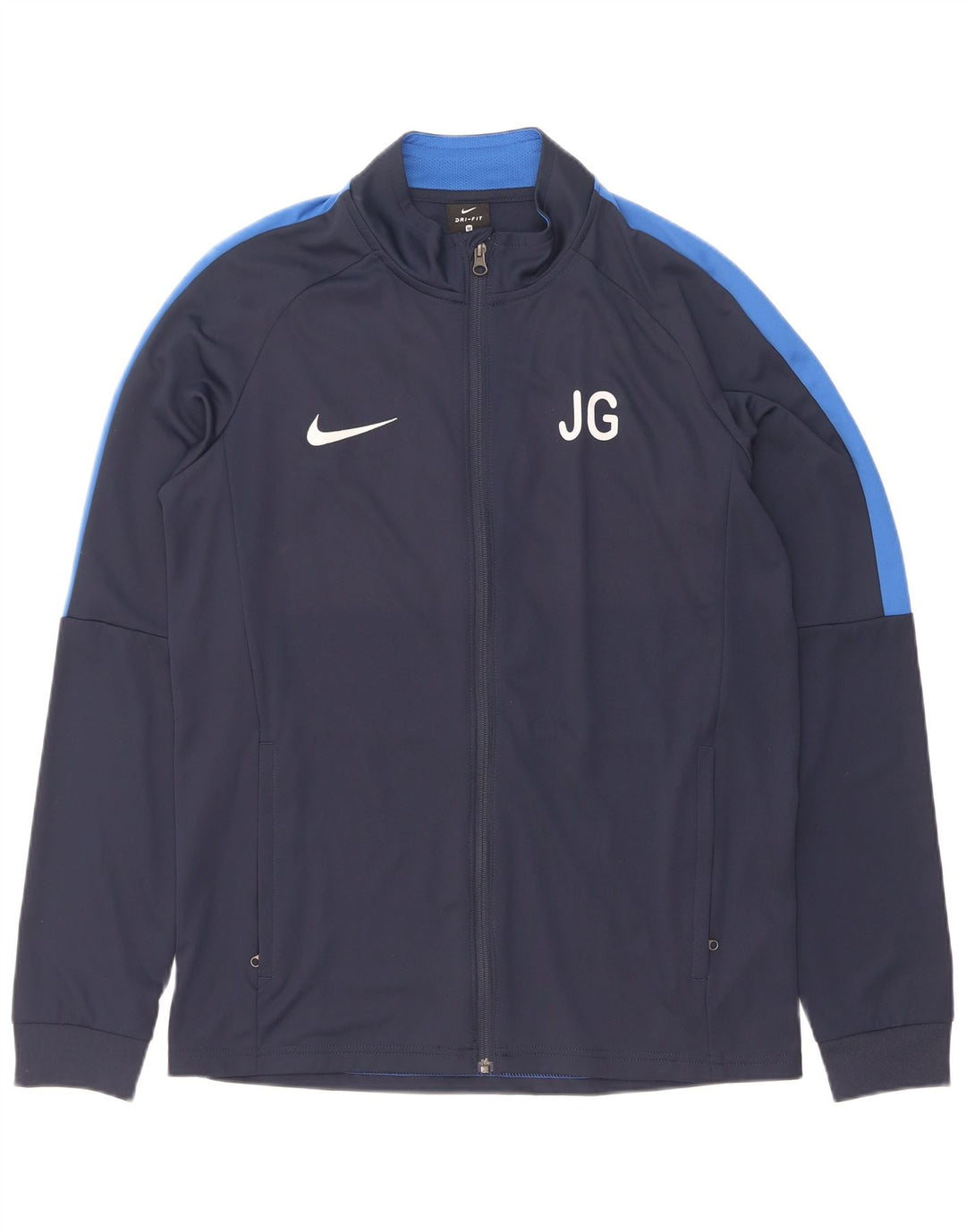 Nike Herren-Trainingsanzug mit Dri-Fit-Grafik, mittelgroß, Marineblau, Farbblock