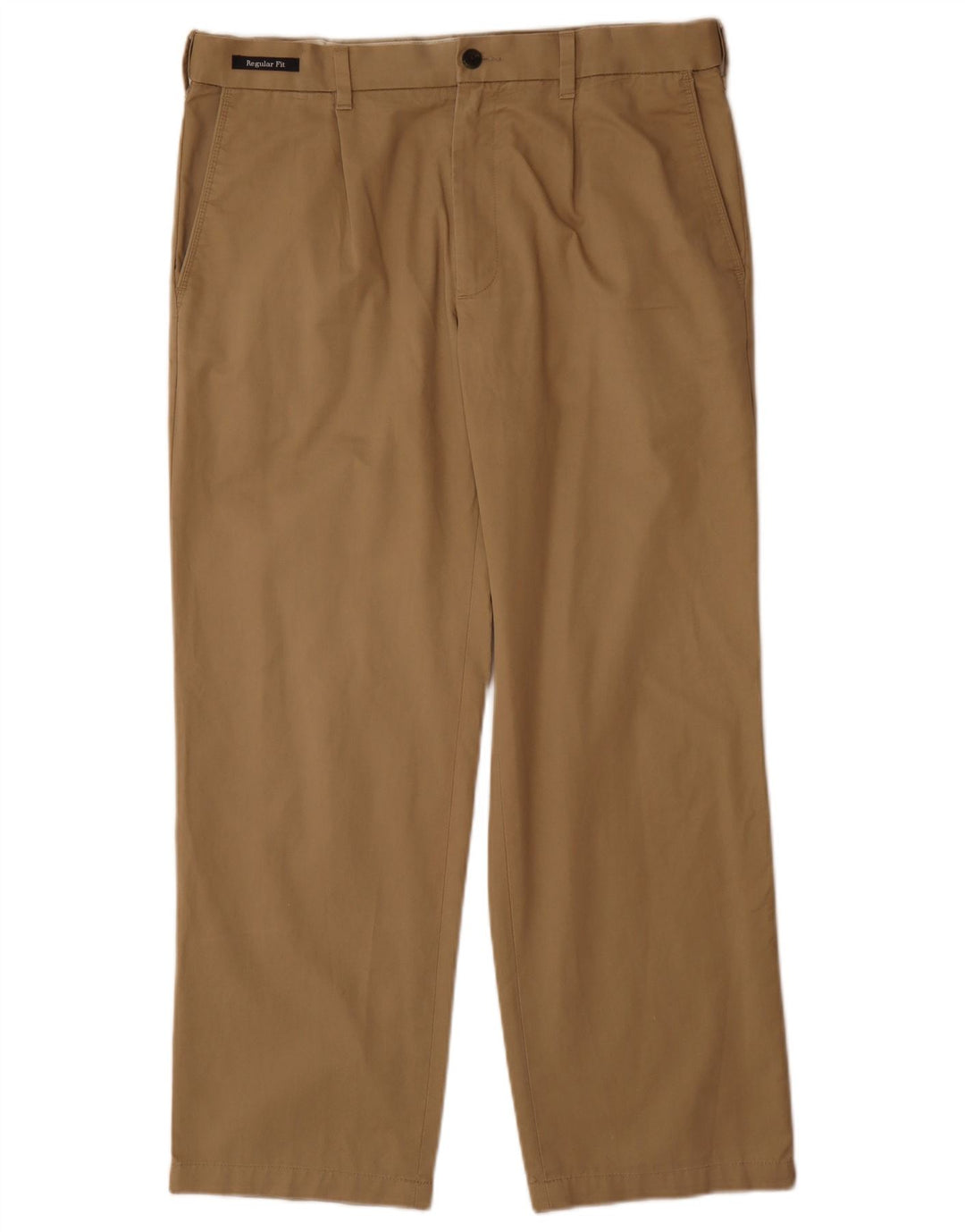 Marks & Spencer Herren Blue Harbor Regular Fit Chinohose W34 L29 Beige