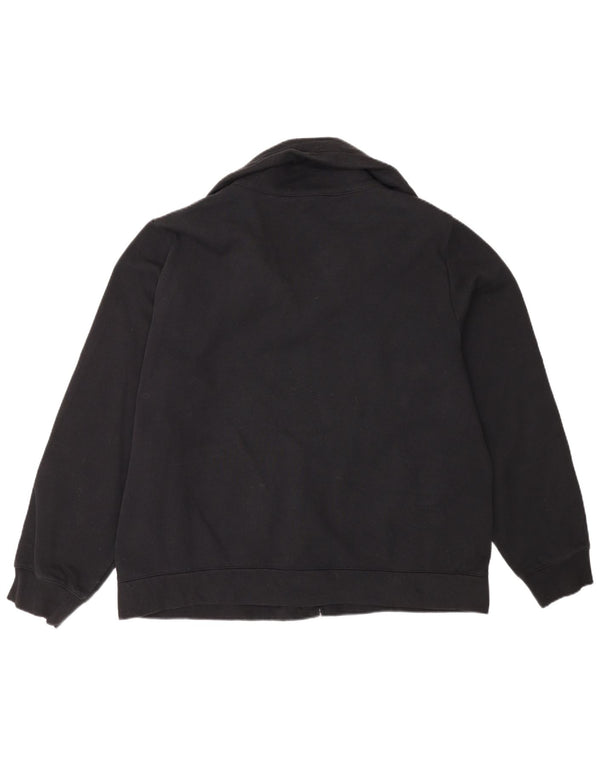 Champion Damen-Trainingsanzugoberteil mit Grafik, UK 22 3XL, schwarze Baumwolle
