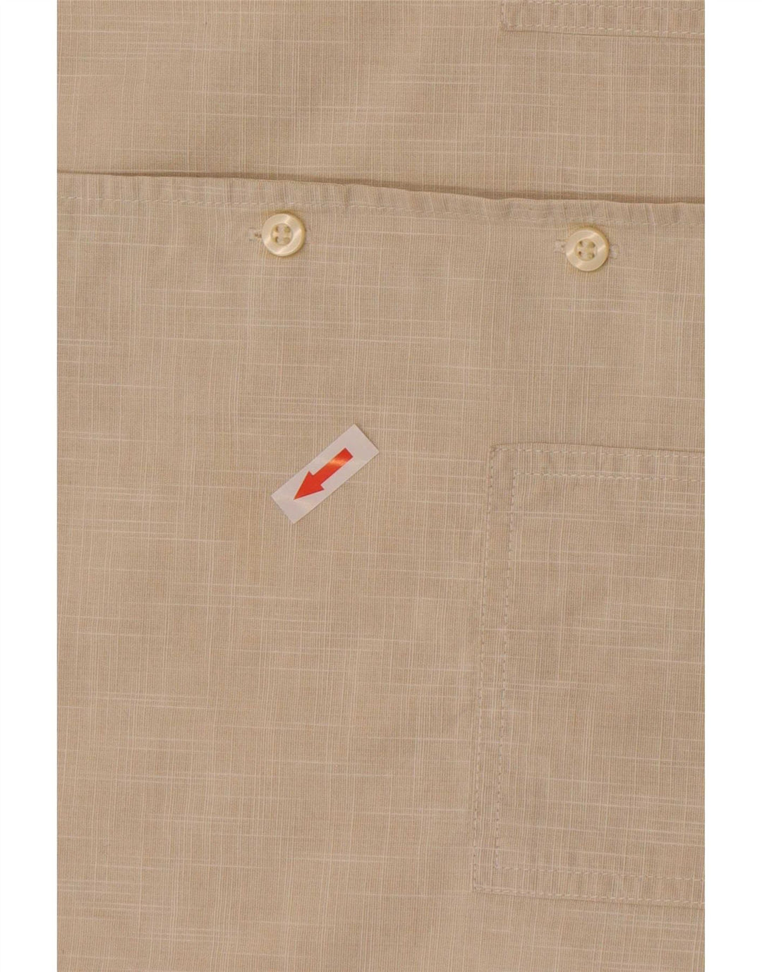 Gas Herrenhemd Mittelbeige Baumwolle