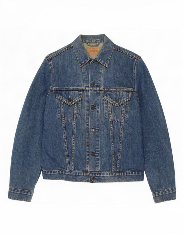 Levi's Herren Jeansjacke UK 40 Large Blau Baumwolle