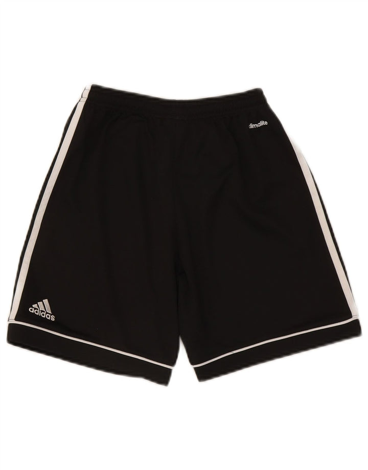 Adidas Jungen Climalite Sportshorts 11–12 Jahre, schwarzes Polyester