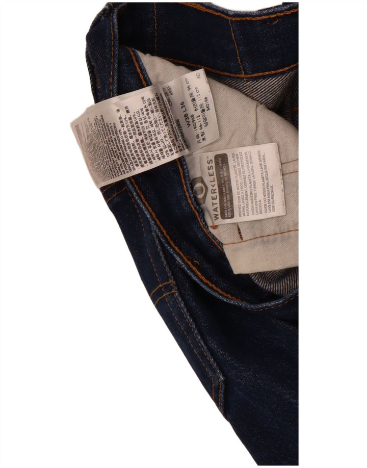 Levi's Herren 501 Straight Jeans W38 L36 Blaue Baumwolle