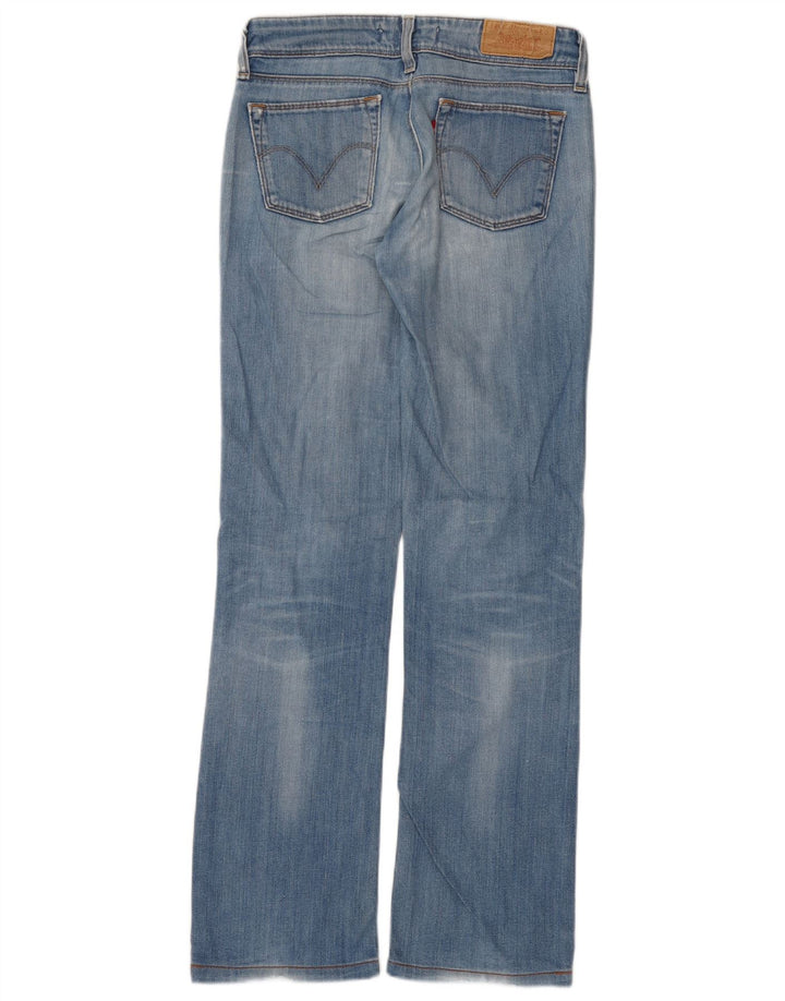 Levi's Damen 570 Straight Jeans W28 L30 Blaue Baumwolle