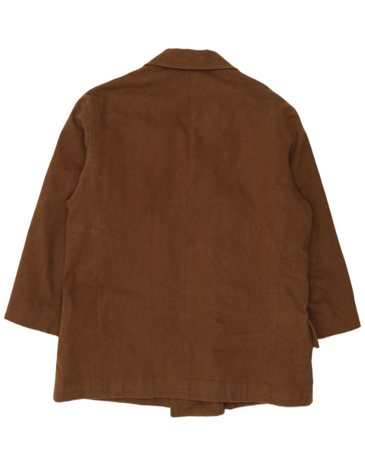 Montedoro Zweireihiger Herrenmantel UK 42 XL Braun
