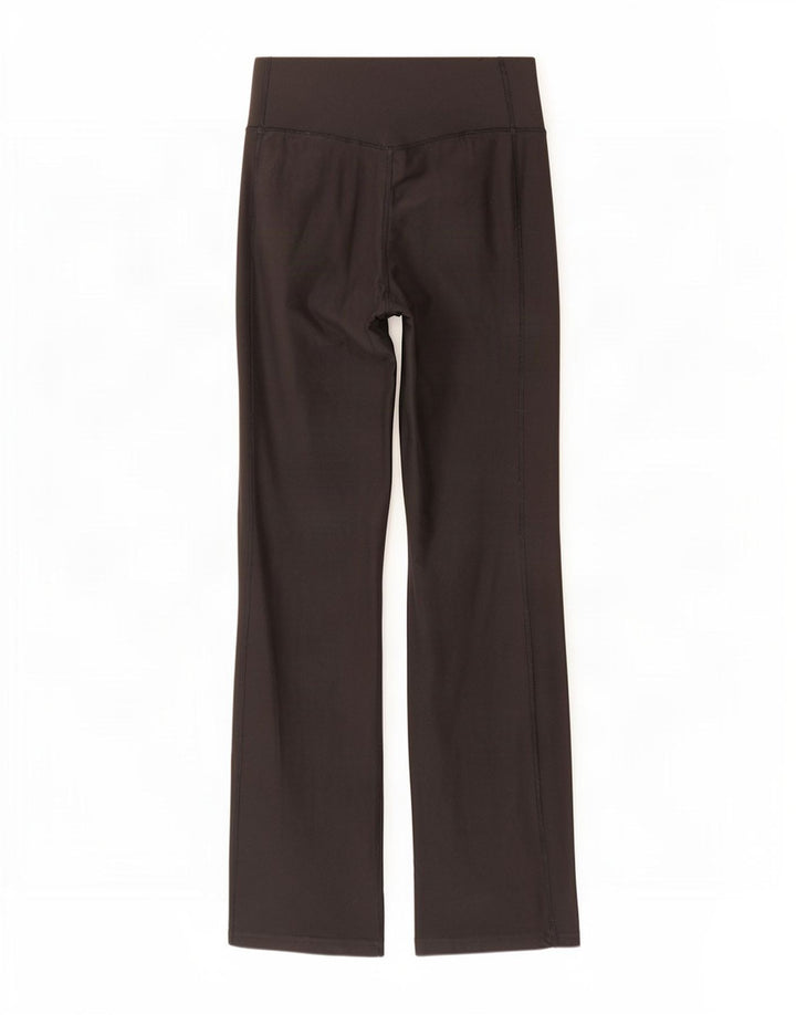 Nike Damen Dri Fit Flare Leggings UK 14 Mittelschwarzes Polyester