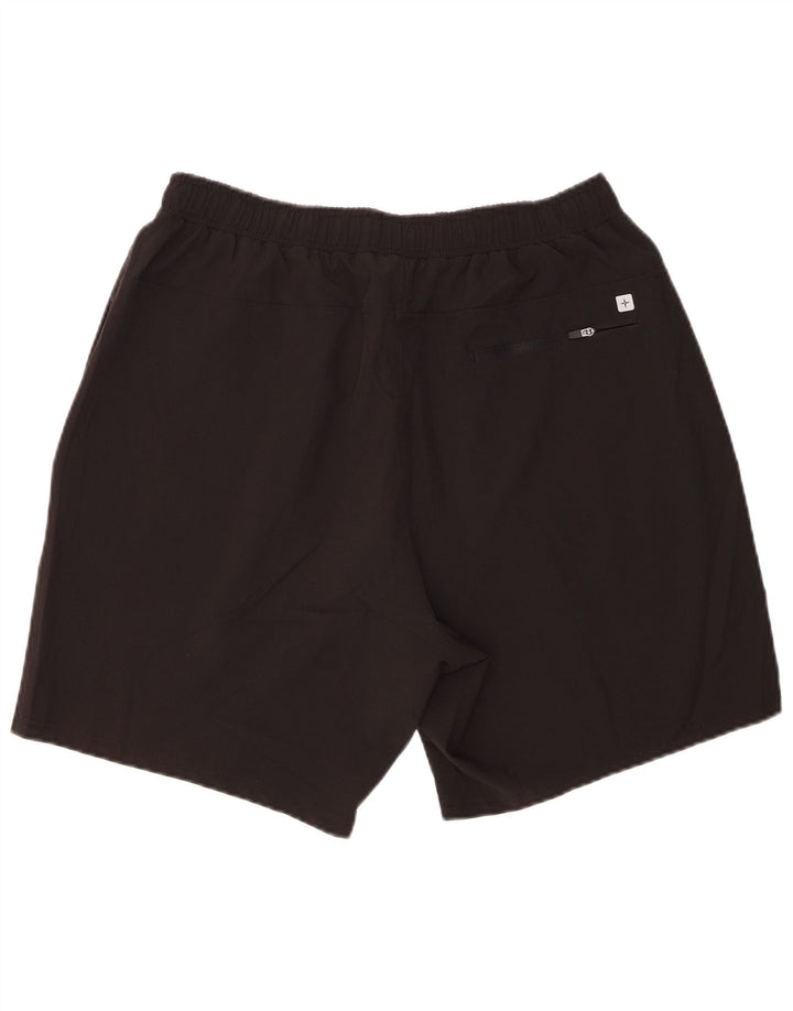 Mountain Warehouse Herren-Sportshorts, Größe L, aus schwarzem Polyester
