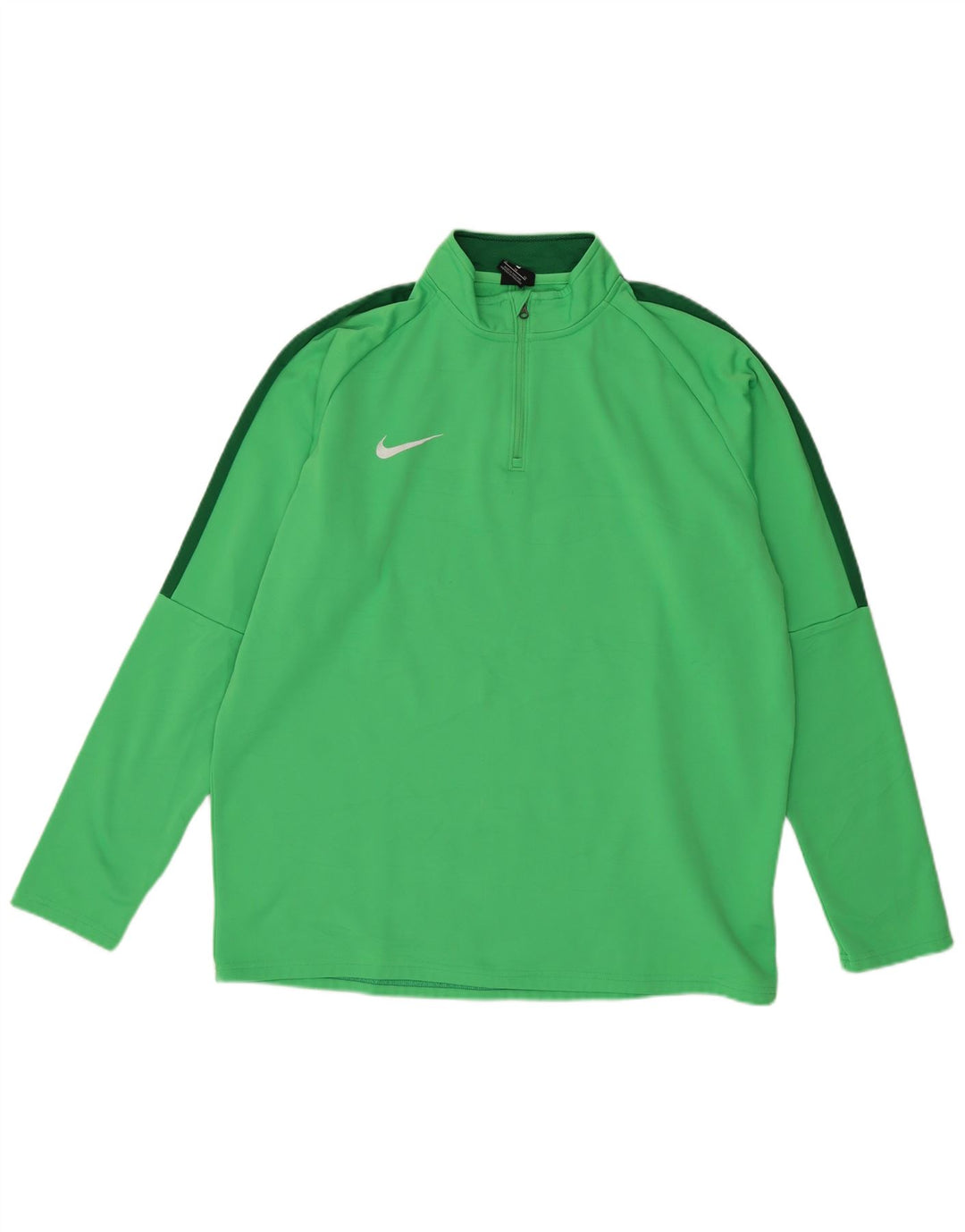 NIKE Herren Dri Fit Pullover-Trainingsanzug mit Reißverschluss, XL, Grün, Farbblock