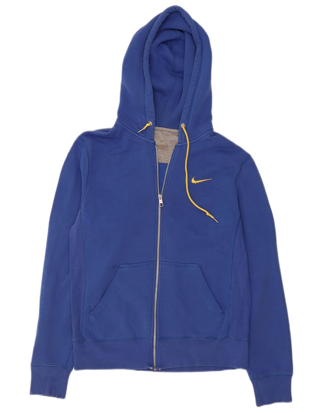 Nike Herren-Kapuzenpullover mit Reißverschluss, groß, aus blauer Baumwolle