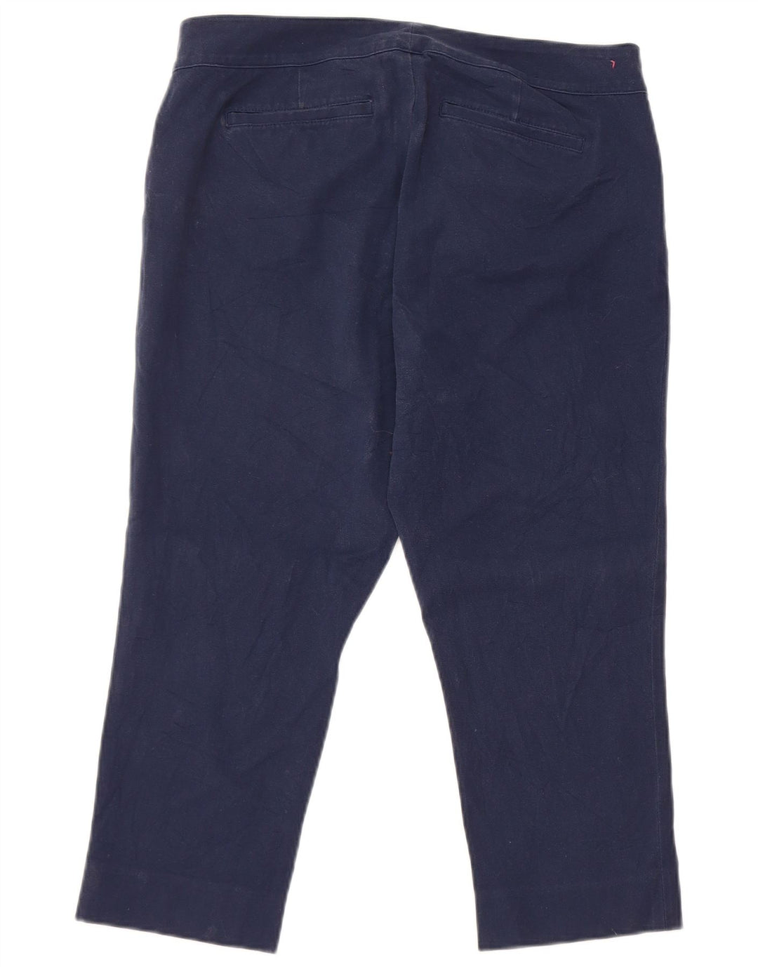 Chaps gerade Capri-Hose für Damen, US 8, M, W32, L20, Blau, Baumwolle