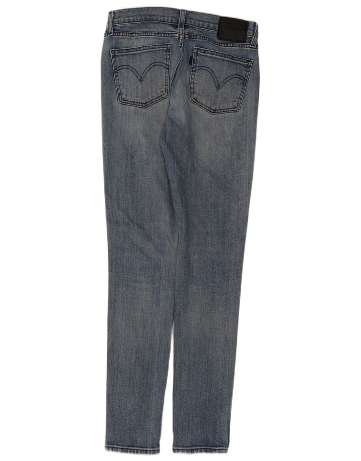 LEVI'S Womens Skinny Jeans W27 L32 Blue Cotton