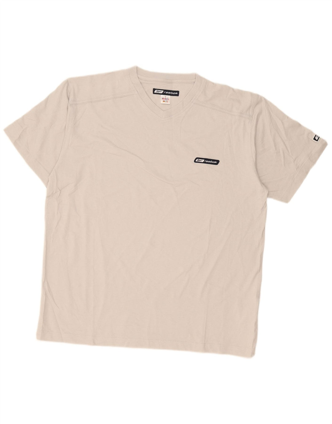 Reebok Herren T-Shirt Top XL Grau Baumwolle