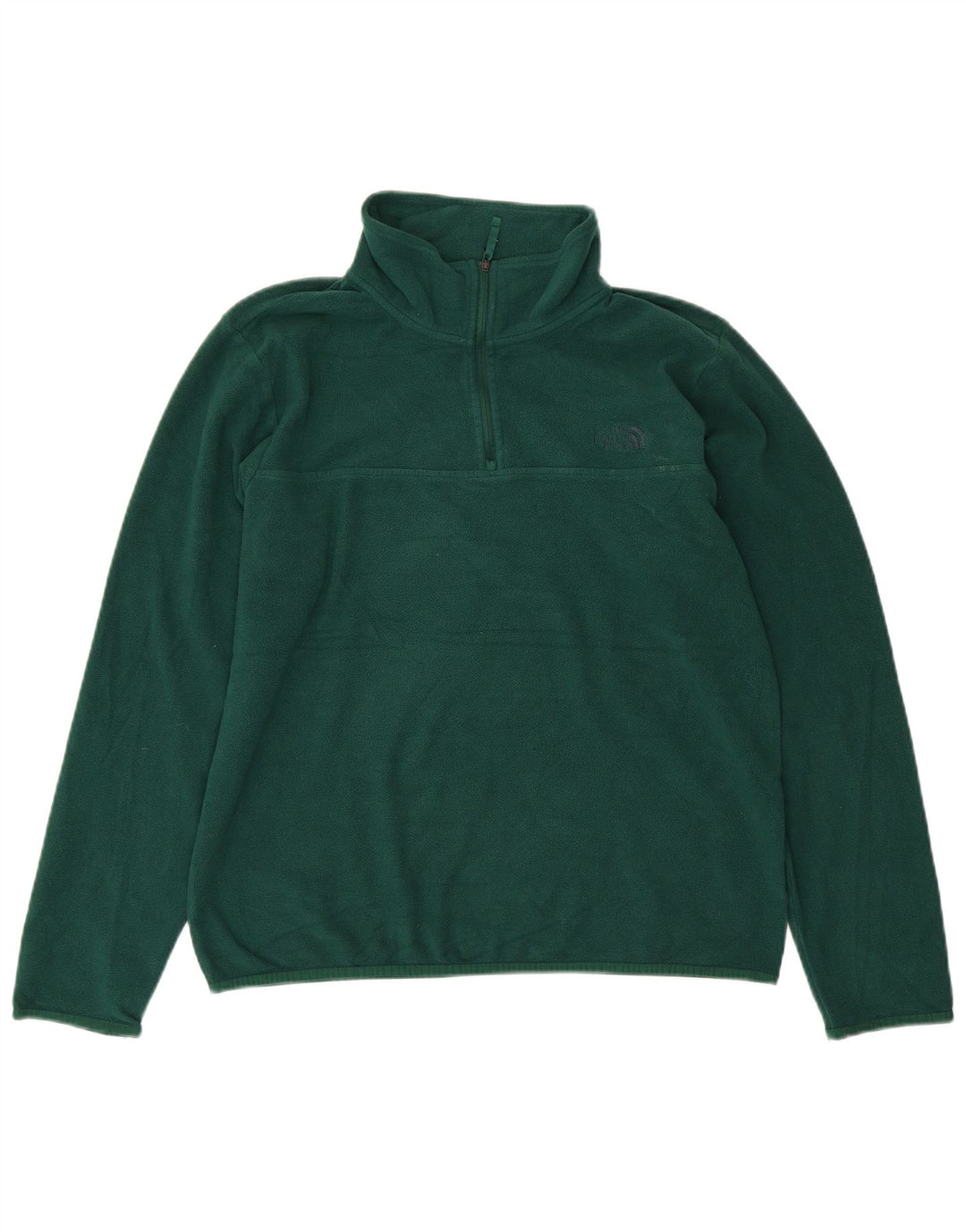 THE NORTH FACE Herren-Fleecepullover mit Reißverschluss, Größe L, Grün, Polyester