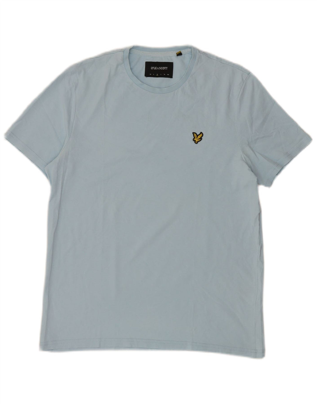 Lyle & Scott Herren T-Shirt-Oberteil aus mittelblauer Baumwolle