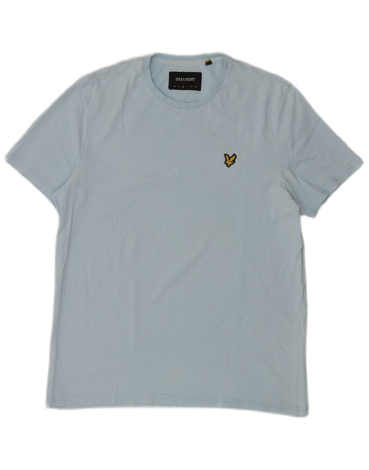 Lyle & Scott Herren T-Shirt-Oberteil aus mittelblauer Baumwolle
