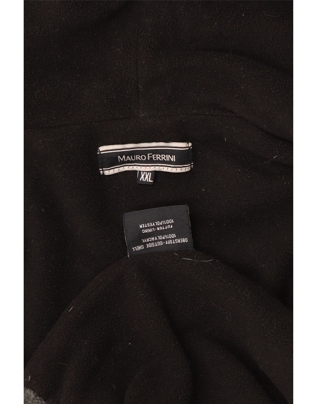 MAURO FERRINI Herren-Cardigan mit Kapuze, 2XL, mehrfarbig gestreift