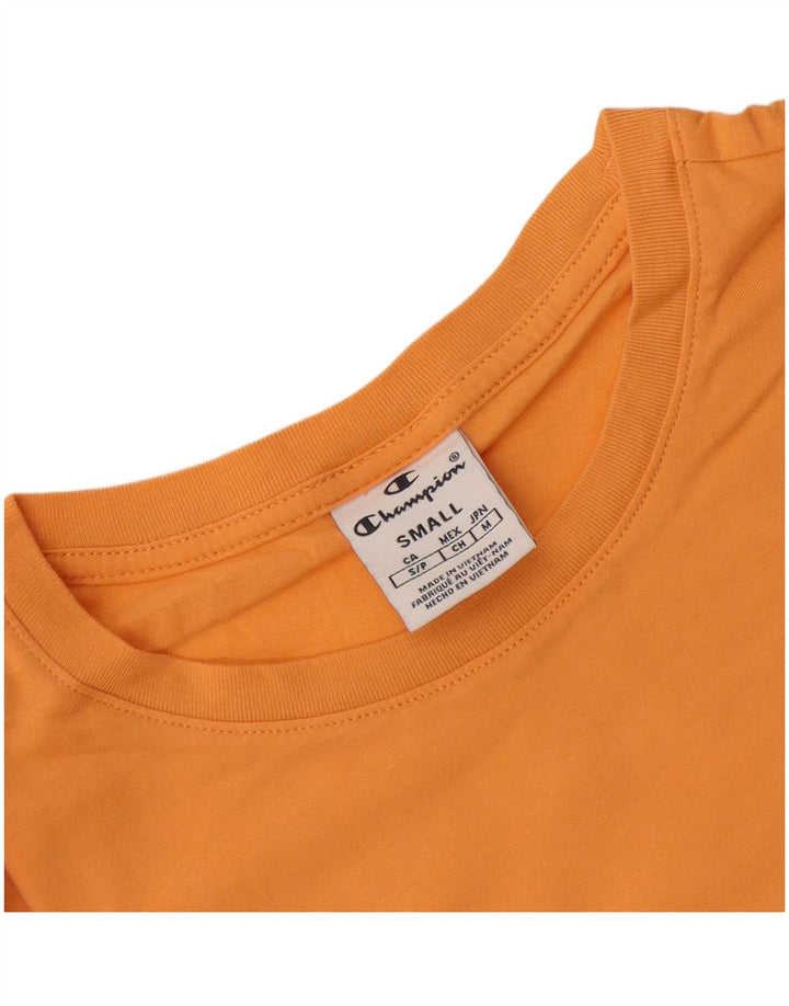 Champion Herren-T-Shirt mit Grafik, Größe S, Orange