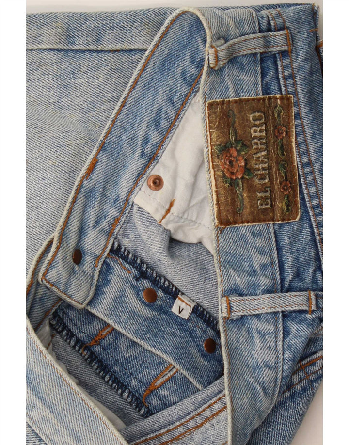 El Charro Damen Tapered Jeans W28 L27 Blau