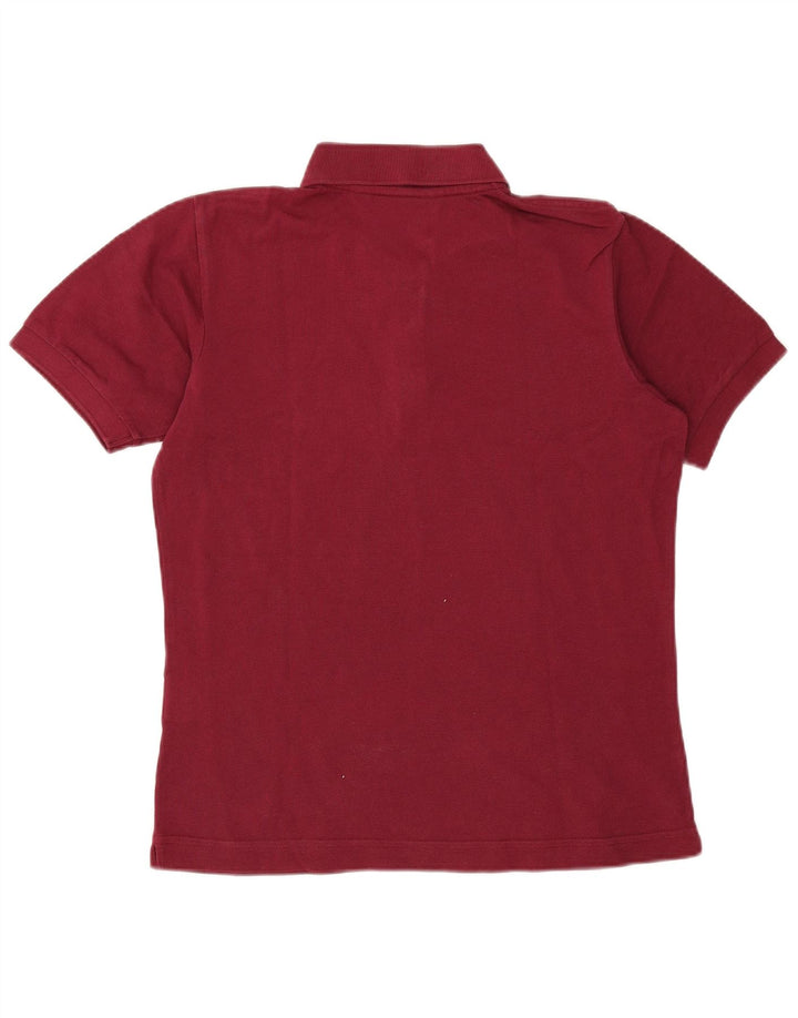 Kappa Damen Poloshirt UK 16 Large Kastanienbraun Baumwolle