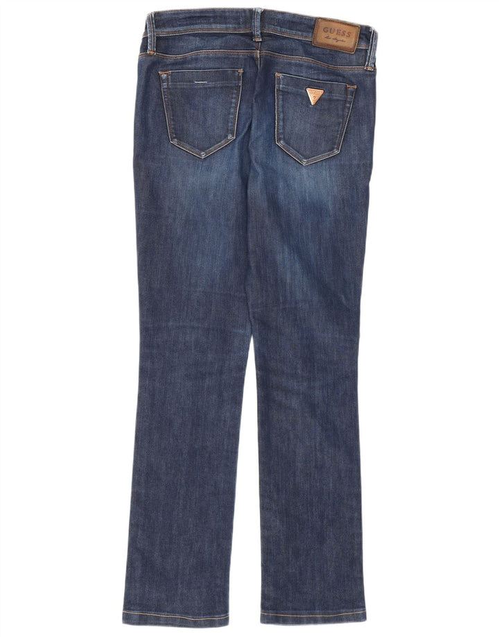 Guess Damen Cigarette Slim Jeans W27 L28 Marineblaue Baumwolle