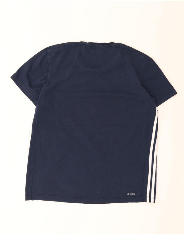 Adidas Herren Climalite T-Shirt Top Medium Marineblau