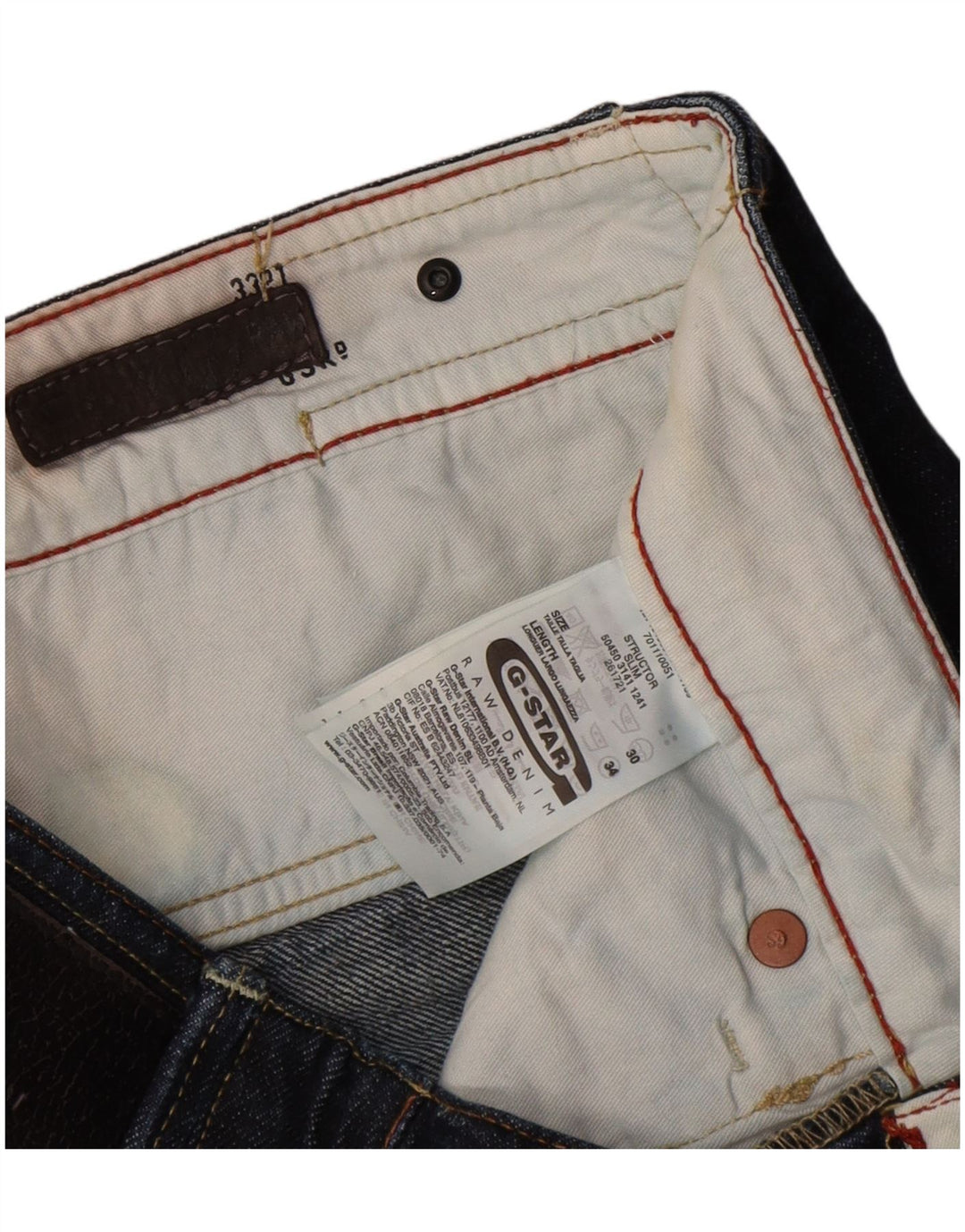 G-Star Damen Slim Jeans W30 L34 Marineblaue Baumwolle