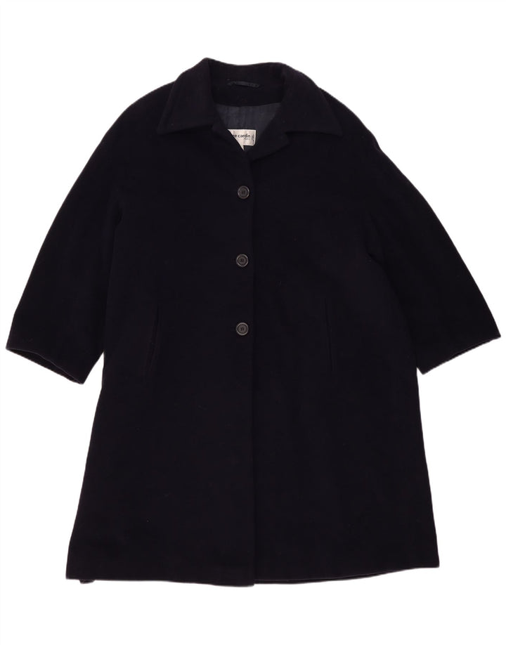 Pierre Cardin Damen Übergroßer Mantel IT 42 Mittelmarineblaue Wolle