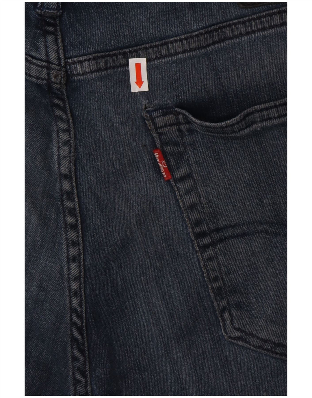 LEVI'S Herren Slim Jeans W36 L32 Blaue Baumwolle