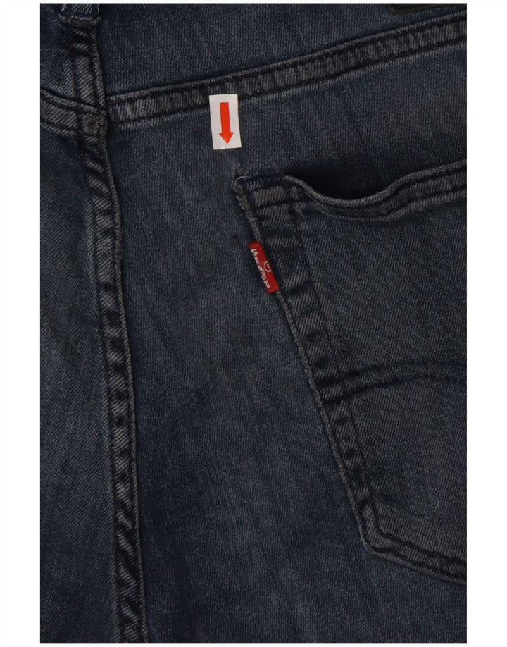 LEVI'S Herren Slim Jeans W36 L32 Blaue Baumwolle