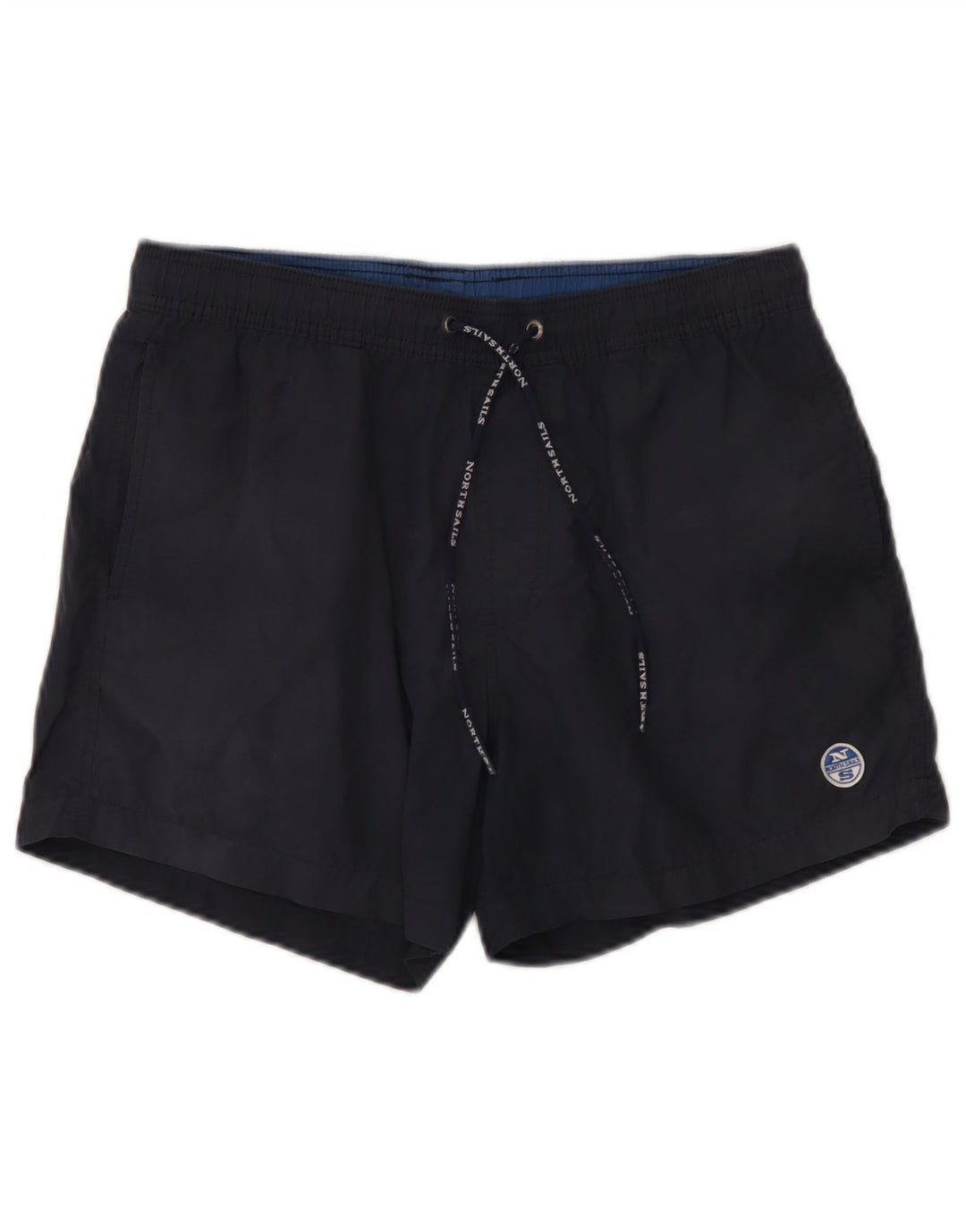 North Sails Herren-Badeshorts aus mittlerer marineblauer Baumwolle